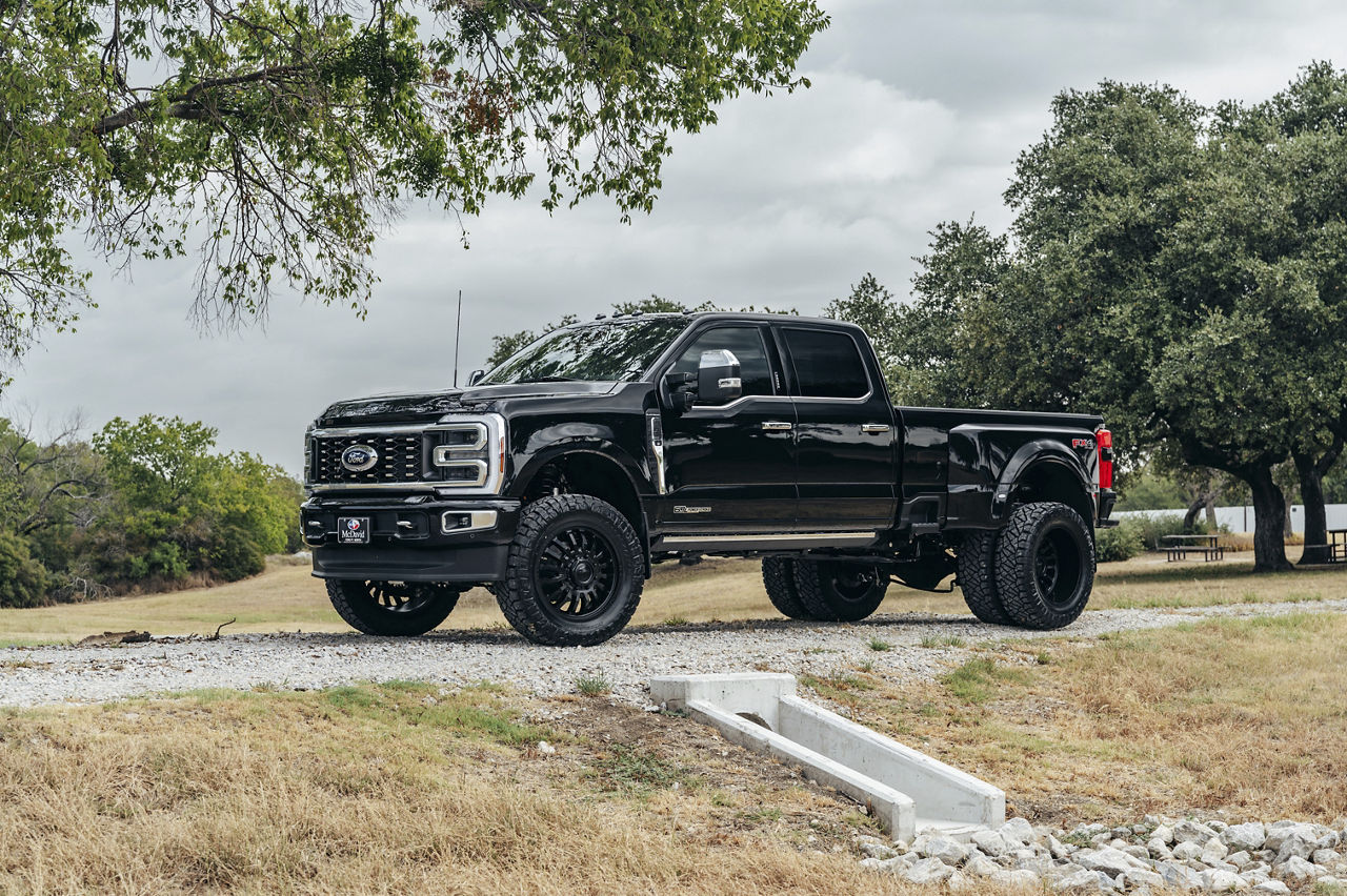 2023 Ford F350 Fuel ARC DUALLY Black Fuel Off Road Wheels